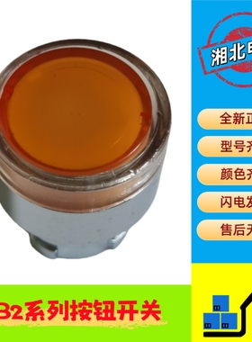 XB2系列按钮 XB2-BW3561C 单头部 黄色复位带灯按钮头 ZB2-BW35C