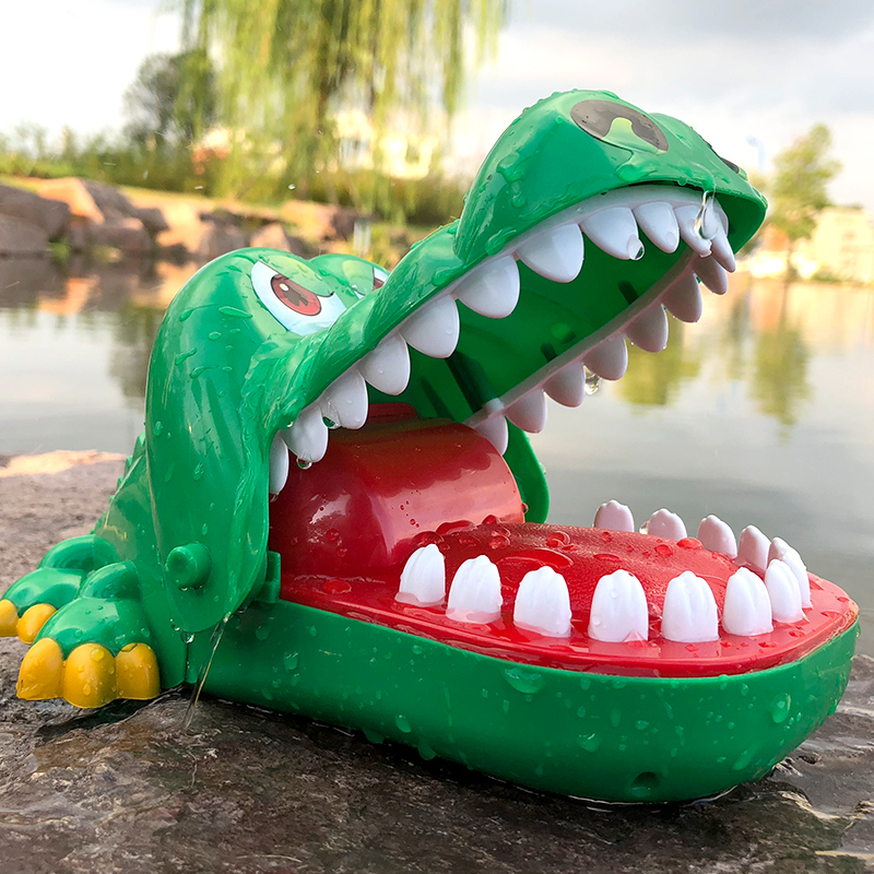 咬手指玩具鳄鱼沙皮狗按牙齿解压整蛊幼儿园小学生儿童礼物小礼品