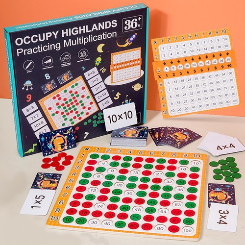 九九乘法乘法表数学学前认知