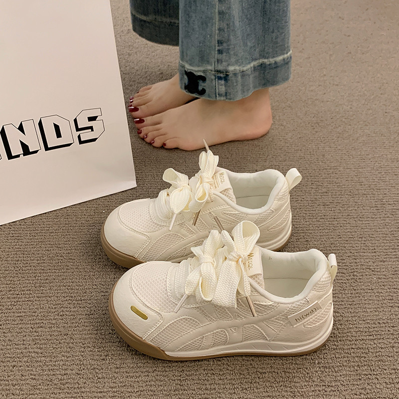 厚底德训鞋女2026春夏新款鞋子百搭休闲运动鞋小白鞋0125w,女鞋,时尚休闲鞋,淘宝优惠券,粉丝福利购,淘宝优惠卷