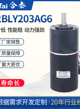 42低压直流无刷电机 42BLY203AG6电机 运输印刷用电机