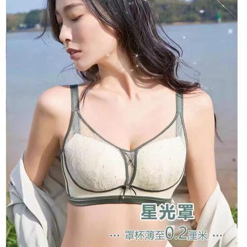 新款内衣薄款BC杯镂空透气大胸显小聚拢收副乳调整型文胸899