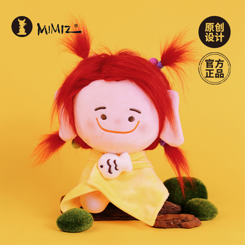 华严寺红发善财童子玩偶挂件