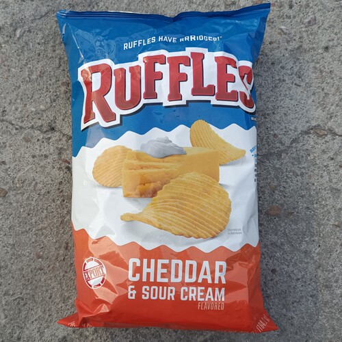 Ruffles车打芝士味土豆片