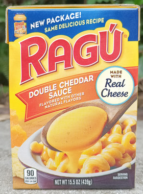 乐鲜双重车达奶酪酱沙拉酱芝士意粉酱汉堡酱RAGU DOUBLE CHEDDAR