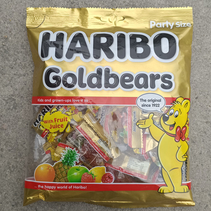 现货haribo哈瑞宝小熊软糖德国金熊水果汁橡皮糖qq糖儿童零食送礼