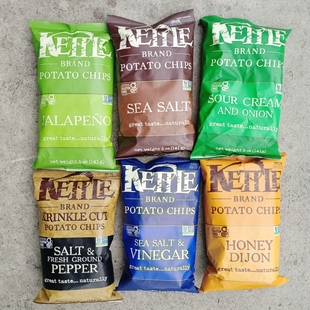 现货凯蒂手制多口味薯片零食KETTIL POTATO CHIPS CHEDDA