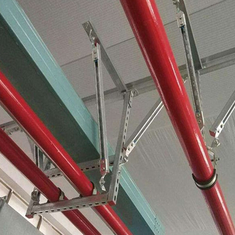 抗震支架镀锌c型钢抗震管廊支架成套消防管道抗震支架桥架支