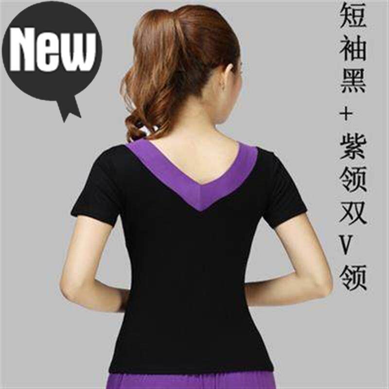 服装女跳j舞夏装舞蹈服中老年短袖女上衣上装春夏健身运动|msdalam kategori Butik wanita / wanita, baju-T - dari Buy2taobao.com untuk memberikan perkhidmatan ejen Taobao profesional membeli