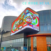 全彩户外led显示屏无缝拼接大广告展示屏防水海报网格屏工厂定制