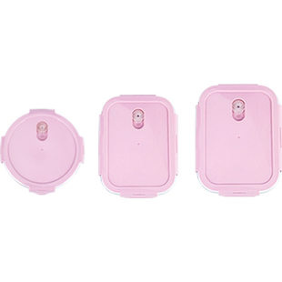 德玛斯玻璃保鲜饭盒微波炉饭盒冰箱收纳密封盒盖子配件便当盒碗盖