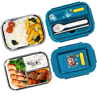 微波炉加热饭盒分隔型玻璃专用碗方便携带保温便当餐盒套装上班族