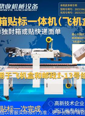 DFXC4030XFI左右驱动飞机盒邮政13号箱 全自动贴单封箱打包机