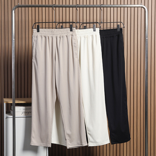 舒适透气百搭长裤 外贸尾货 休闲裤 春夏薄款 男士 松紧腰直筒卫裤