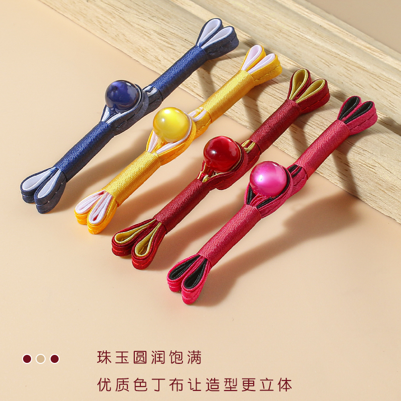 旗袍盘扣燕尾一字扣中国风