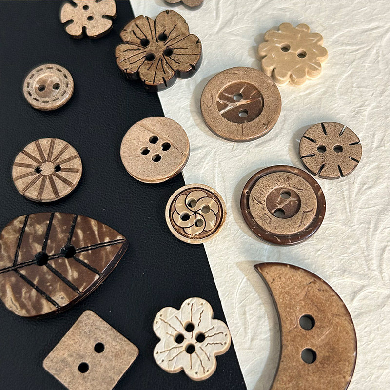 椰子扣二眼四眼椰子童装衬衫毛衣休闲外套钮扣儿童扣手工diy装饰,居家布艺,纽扣,淘宝优惠券,粉丝福利购,淘宝优惠卷