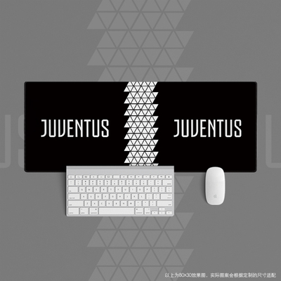 31超大鼠标垫键盘桌足球迷办公学生简约用品尤文图斯juventus球衣