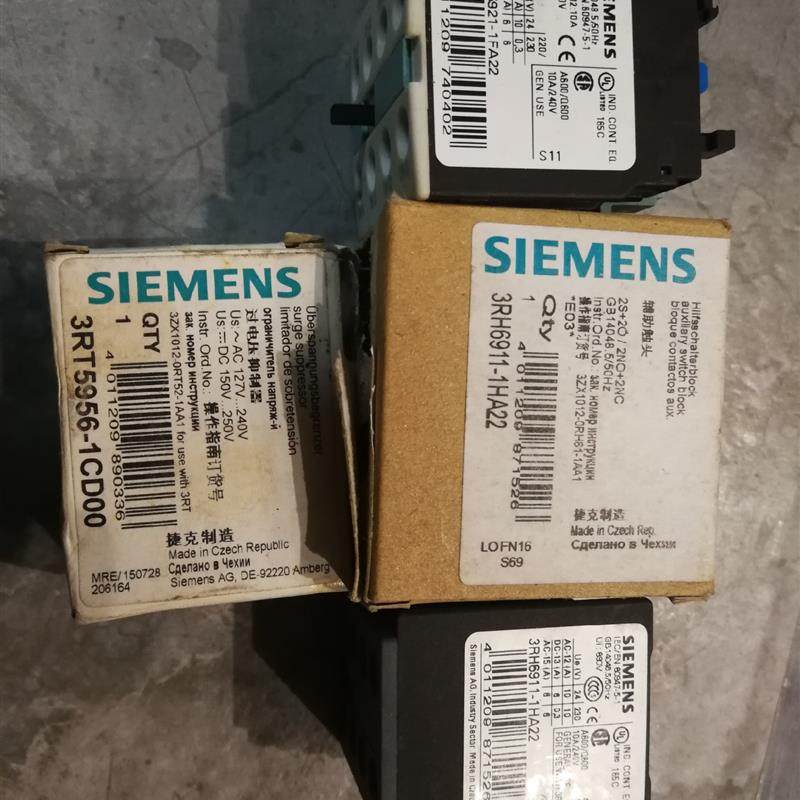 西门子辅助触头3RH6911-1HA22二只,3RH5921(请询价)