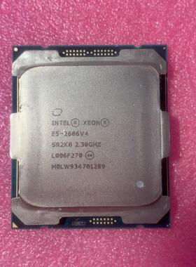 现货12颗 英特尔 至强 E5-2686V4 CPU 成色如(请询价)
