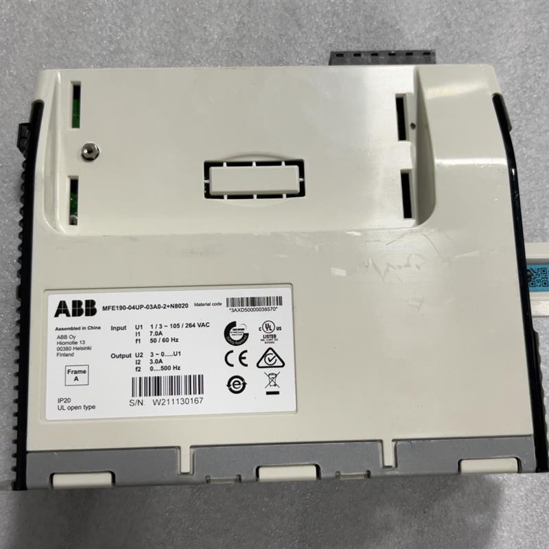 ABB驱动器mfe190-04up-03A0-2 +N802(请询价)
