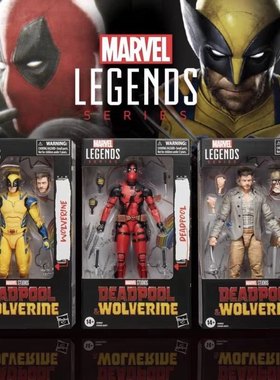 孩之宝 Marvel Legends 电影版 死侍 金刚狼 6寸可动手办人偶