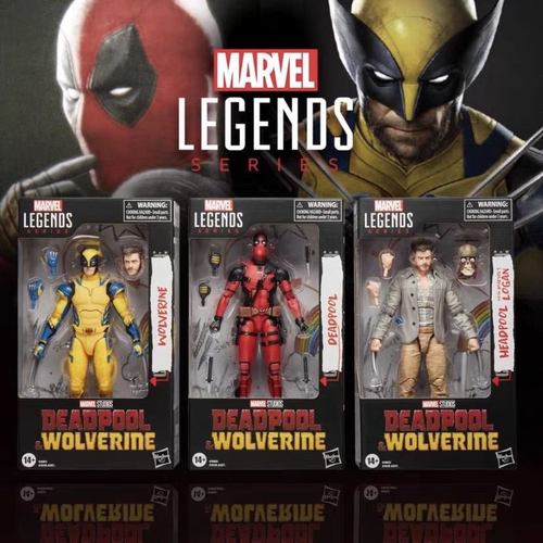 孩之宝 Marvel Legends 电影版 死侍 金刚狼 6寸可动手办人偶