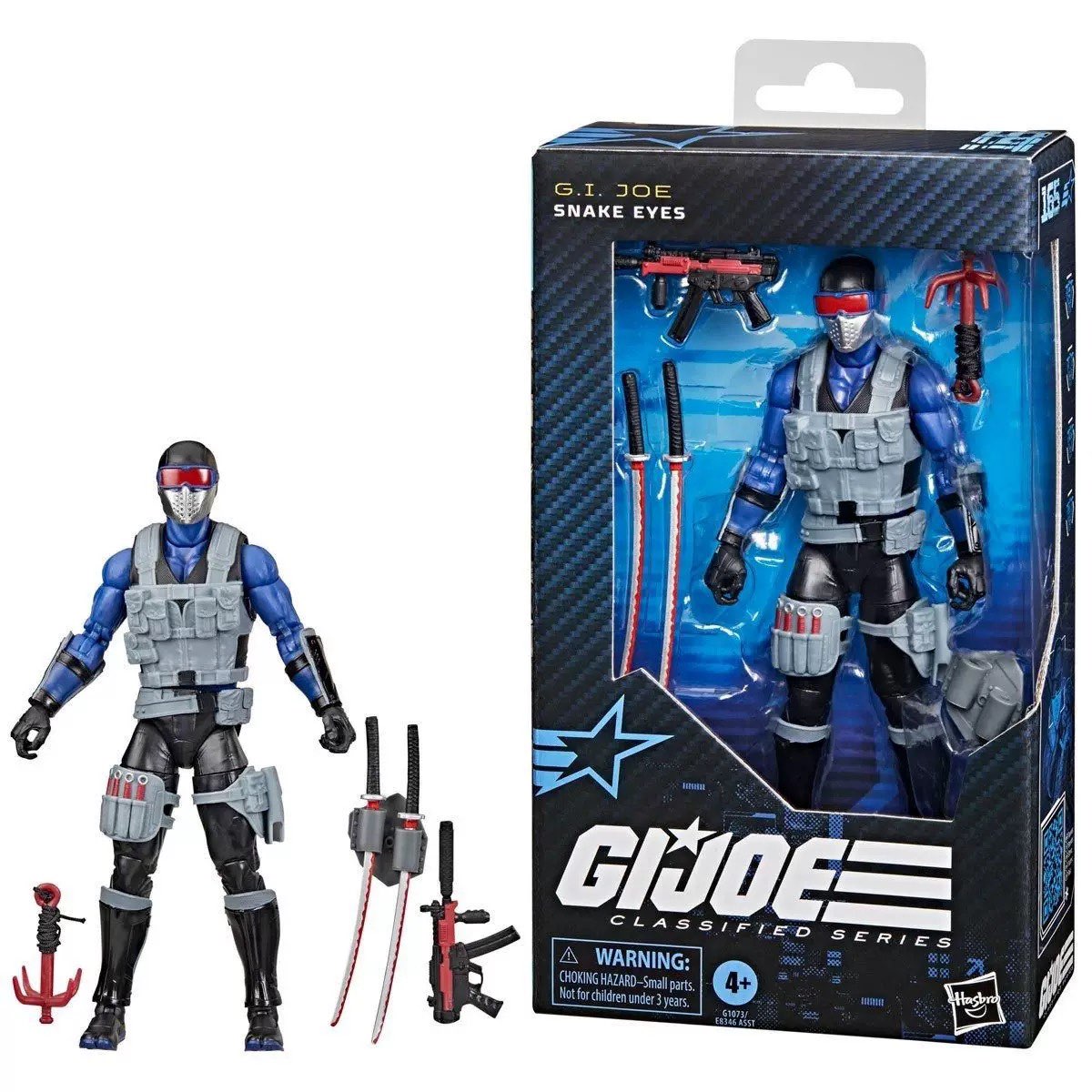 孩之宝 GIJOE 特种部队 165 蛇眼 面具人 6寸可动人偶模型
