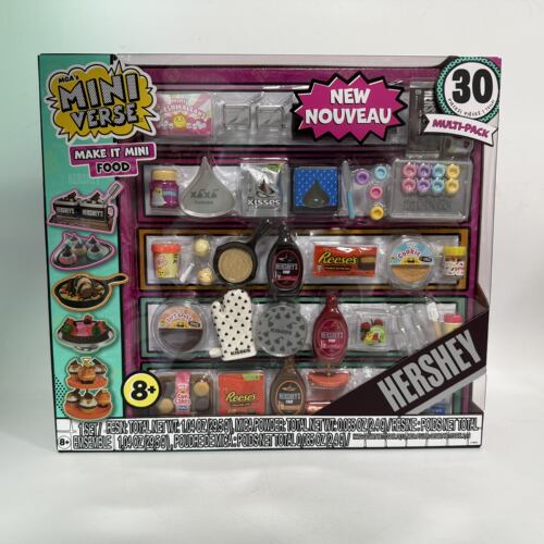 MGA MINIVERSE 掌上宇宙工坊 DIY微缩迷你仿真食物盲盒儿童玩具