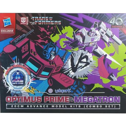 孩之宝 变形金刚 Yolopark预组装可动G1擎天柱威震天套装 正版