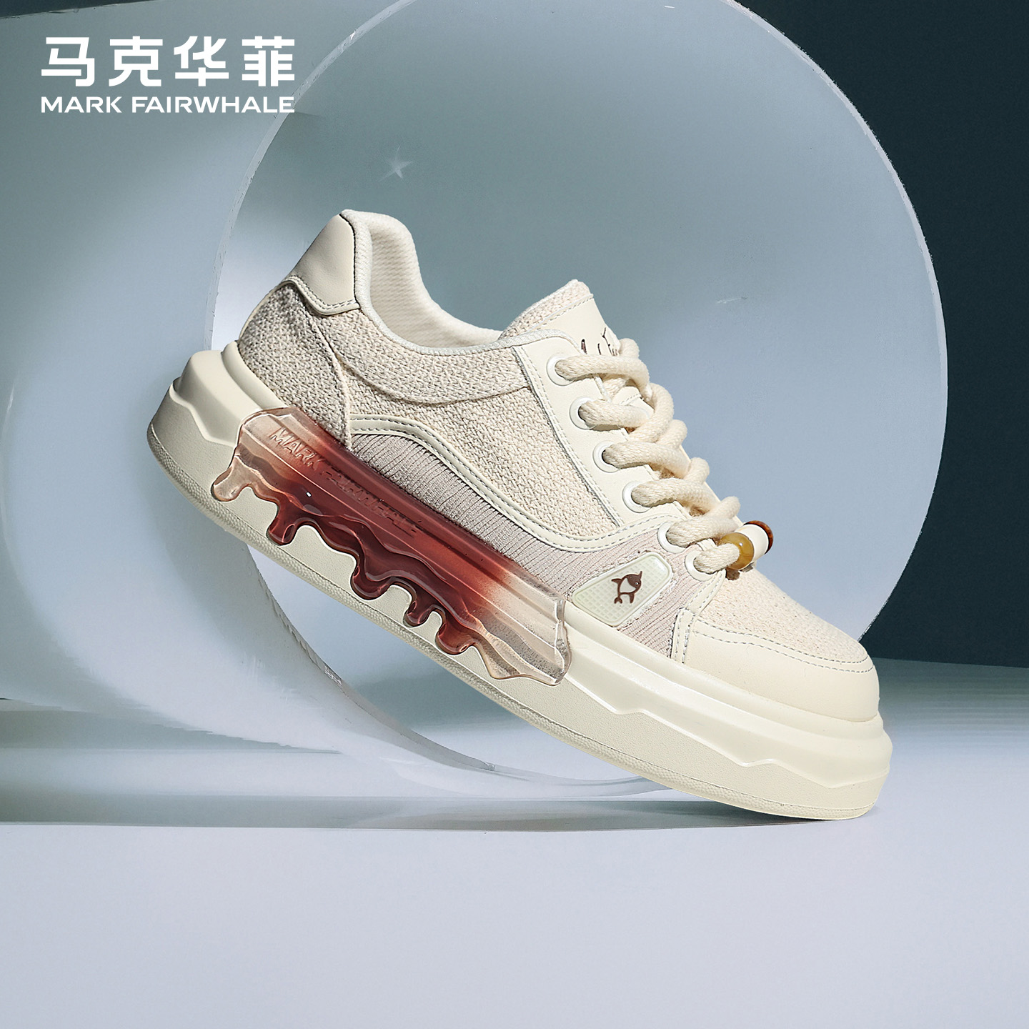 马克华菲潮流男鞋2025年秋冬季新款时尚简约休闲百搭厚底低帮板鞋