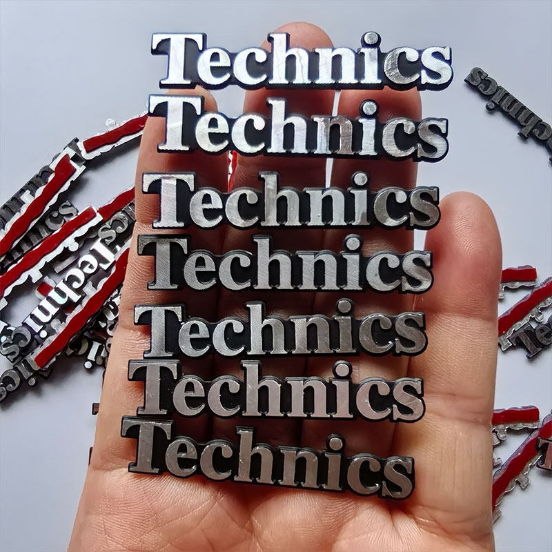 汽车Technics音响改装标 Technics家用喇叭音箱贴标汽车内饰铝标