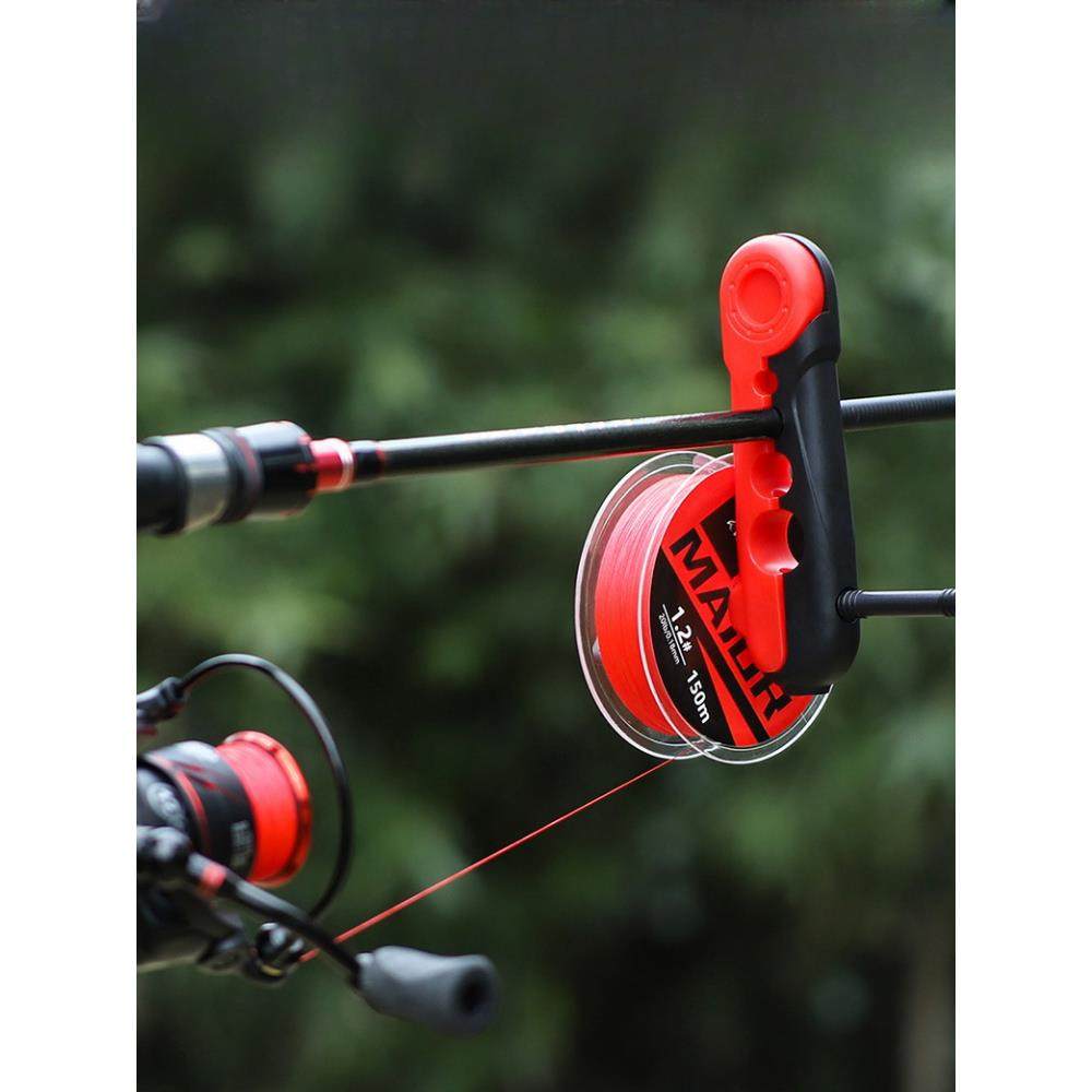 路亚上线器渔轮快速绕线器不伤线便携式纺车轮水滴轮通用缠线器