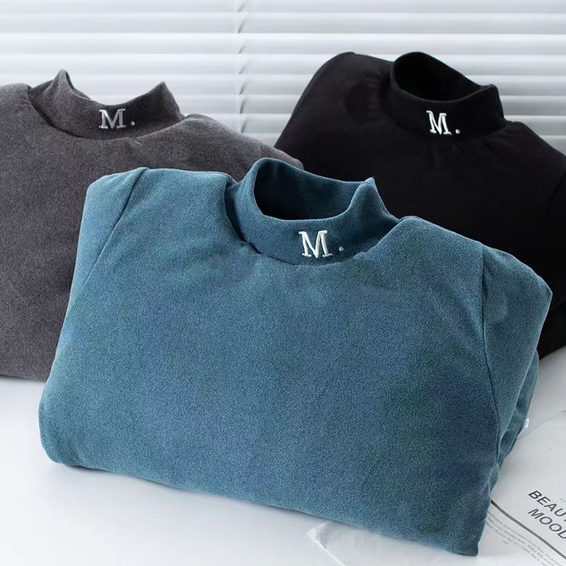 男童棉袄加绒加厚打底卫衣男童女童冬季保暖套头棉服内胆短款棉袄