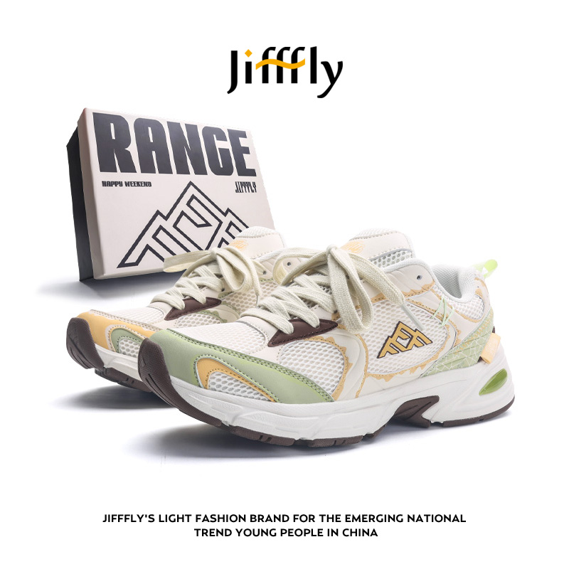 Jifffly老爹鞋男款2025秋冬爆款ins潮款百搭厚底增高休闲运动鞋女