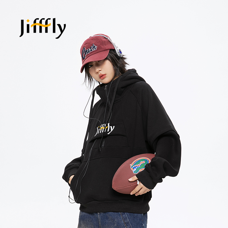 jifffly春季爆卖情侣款连帽上衣
