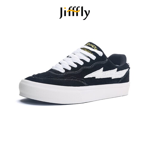 Jifffly×闪电风暴联名滑板鞋2025秋冬新款增高厚底男女同款鞋子