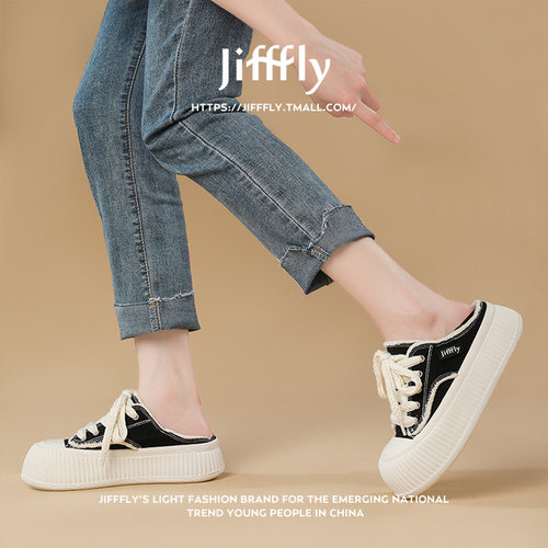 Jifffly鞋子女松糕底女鞋