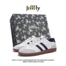 Jifffly黑色德训鞋女款2026夏季新款复古经典百搭学生休闲板鞋男