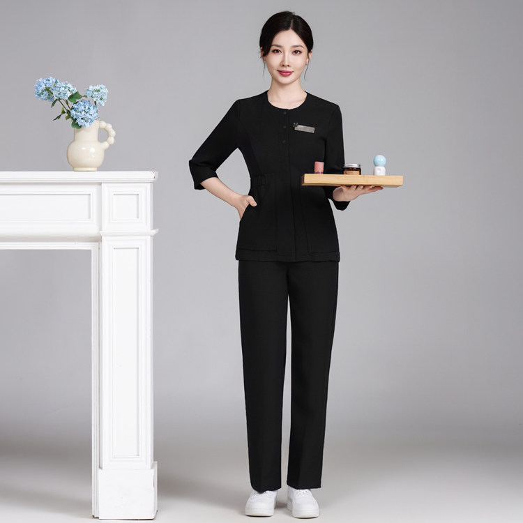 美容师工作服女美容院夏天套装整形医疗医美养生馆美发技师职业装