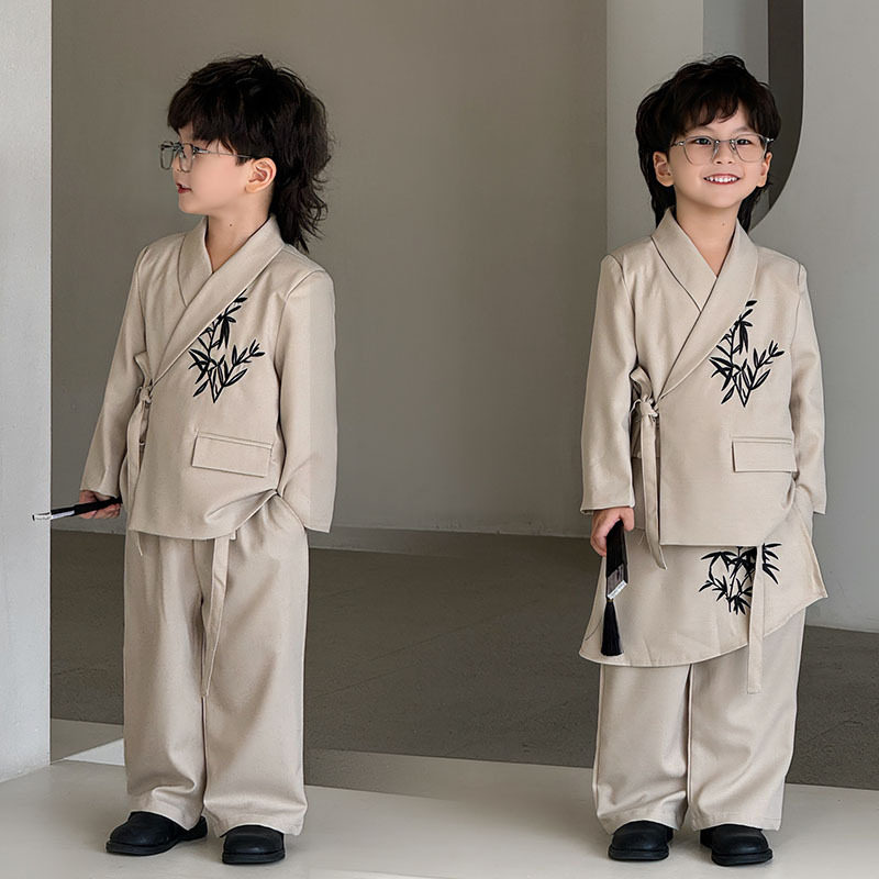 男童新中式汉服套装儿童礼服唐装