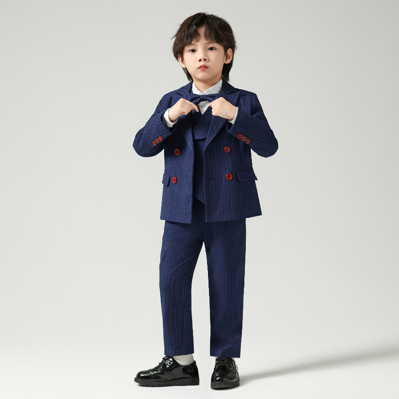 儿童西装套装花童礼服男童小西服