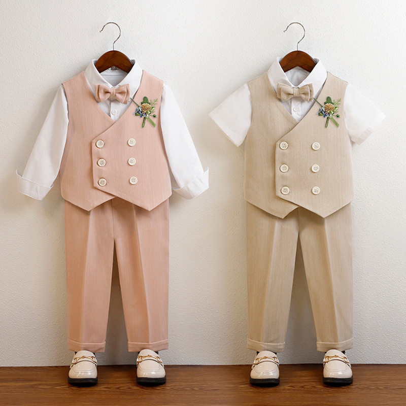 帅气男童西装套装花童礼服