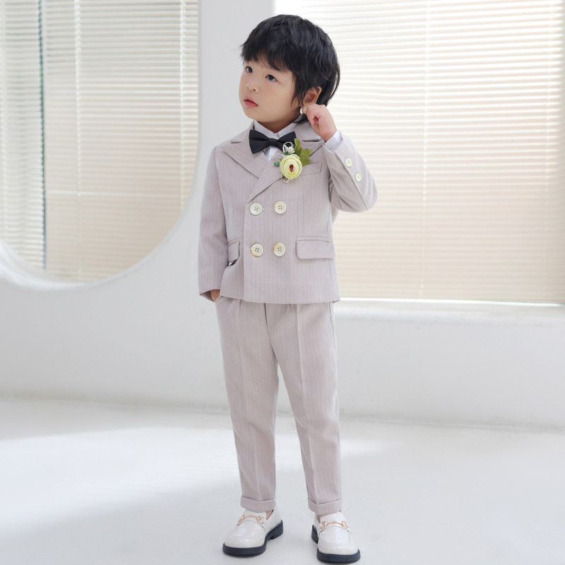 春秋款男童西装新款儿童礼服英伦