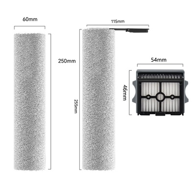 徽曦适用于添可洗地机配件芙万Wiper slim/max滚刷滤网地面