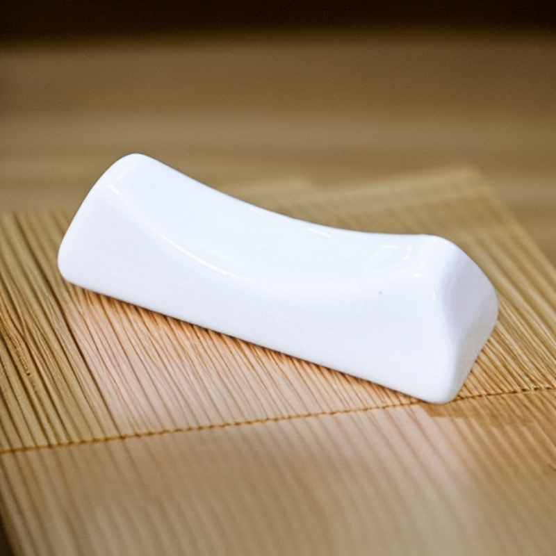 顺祥陶瓷纯白高级感陶瓷筷子架