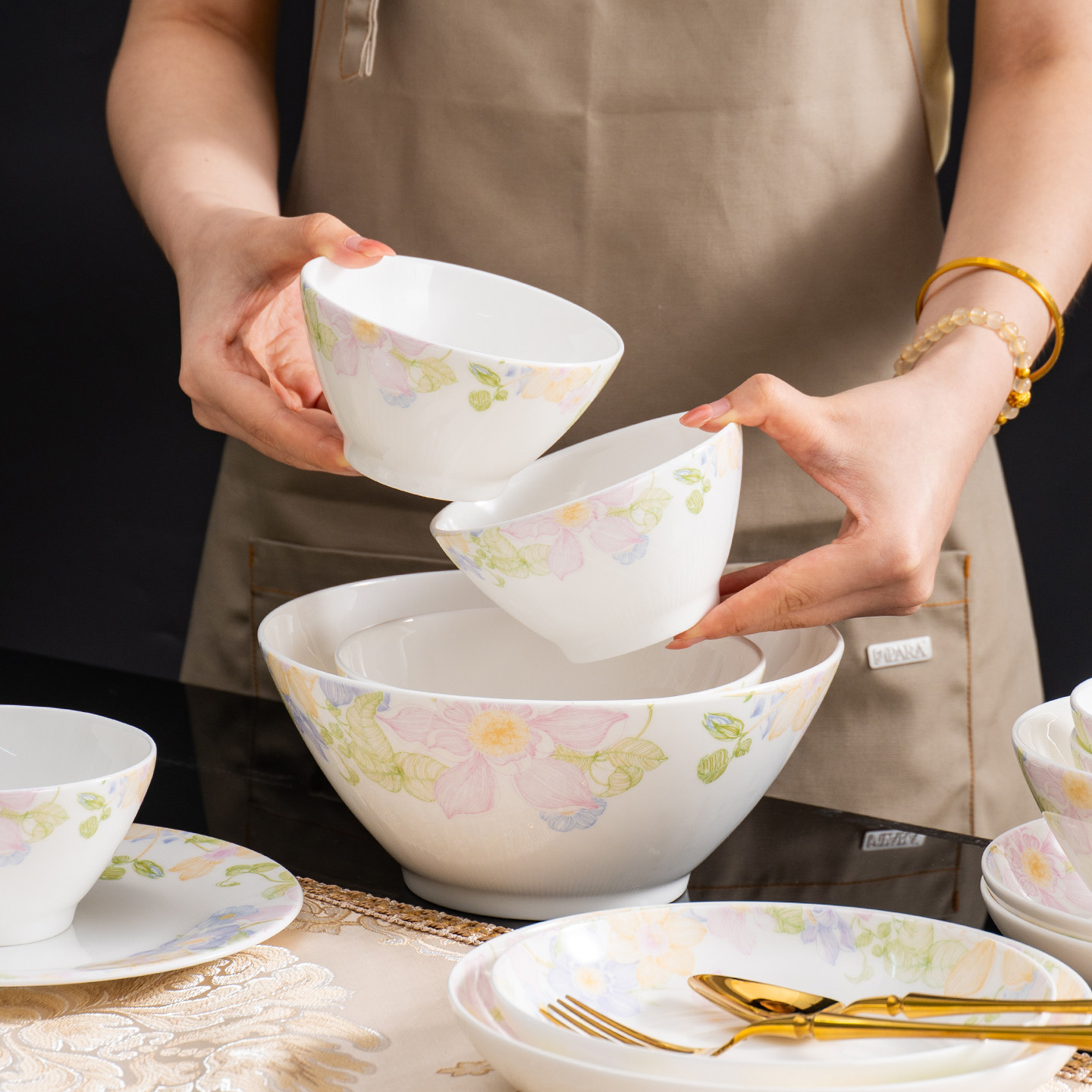 【42周年国货】顺祥陶瓷骨瓷餐具图片