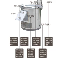 Bếp củi, đốt di động, củi, bếp hoang, củi nông thôn, thịt nướng, nồi, bếp, dã ngoại, ngoài trời, nồi, bếp - Bếp lò / bộ đồ ăn / đồ nướng dã ngoại lò nướng inox ngoài trời