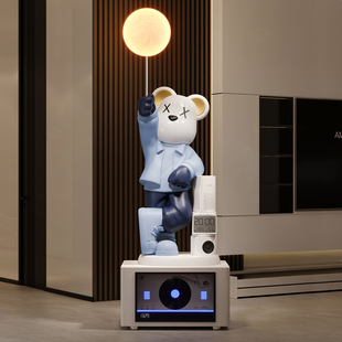 暴力熊落地摆件K歌音响客厅高端大气上档次装 饰品送朋友搬家礼物