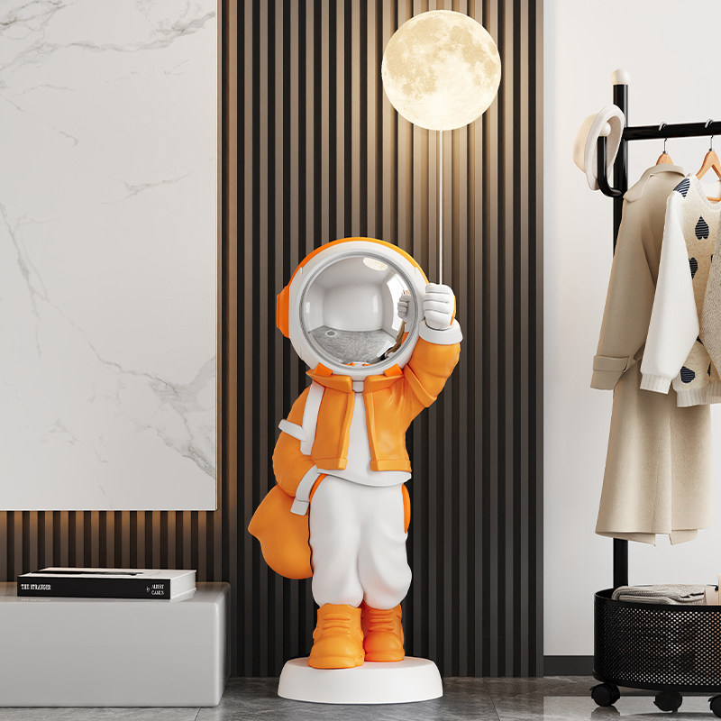 宇航员太空人客厅装饰品电视柜旁高档轻奢落地大摆件乔迁新居礼品