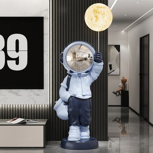 宇航员太空人客厅落地摆件